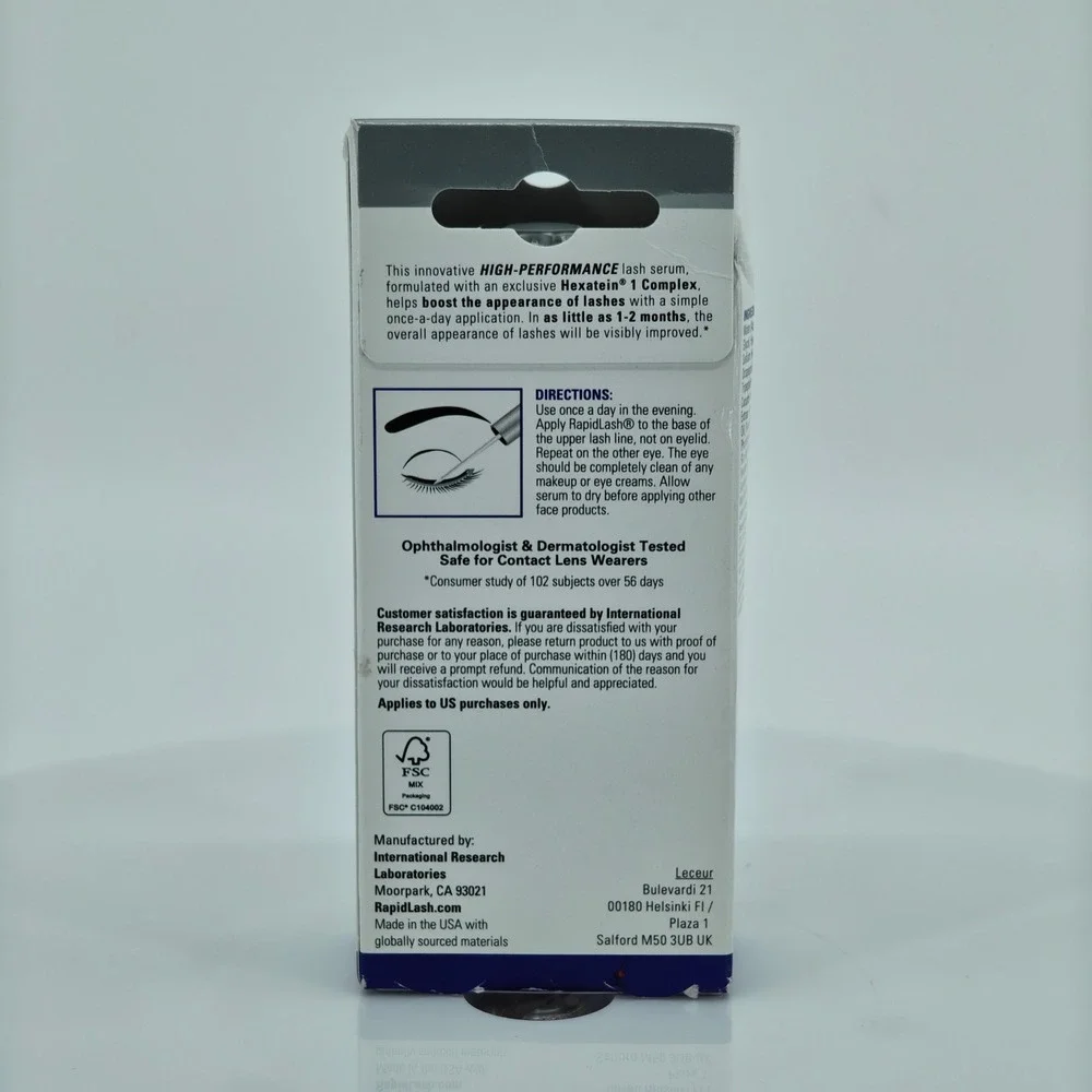 RapidLash achieve appearance